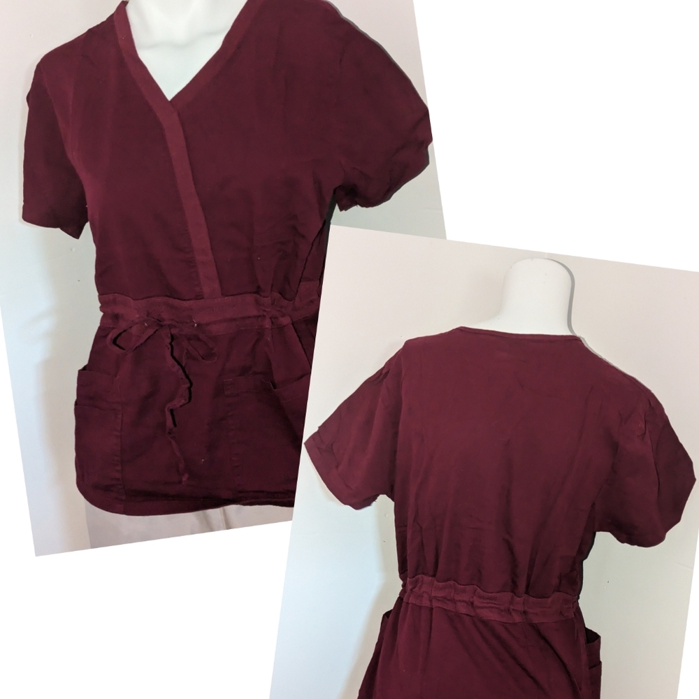 Woman's medium White Label stretch scrub top